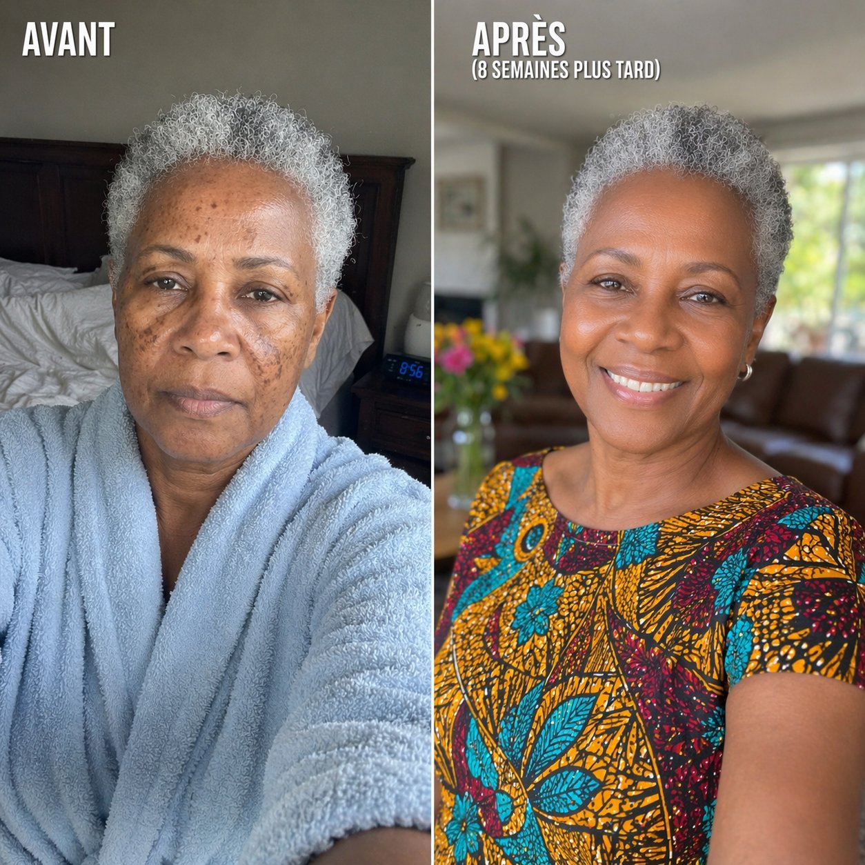 Avant/Après — Christine, 64 ans