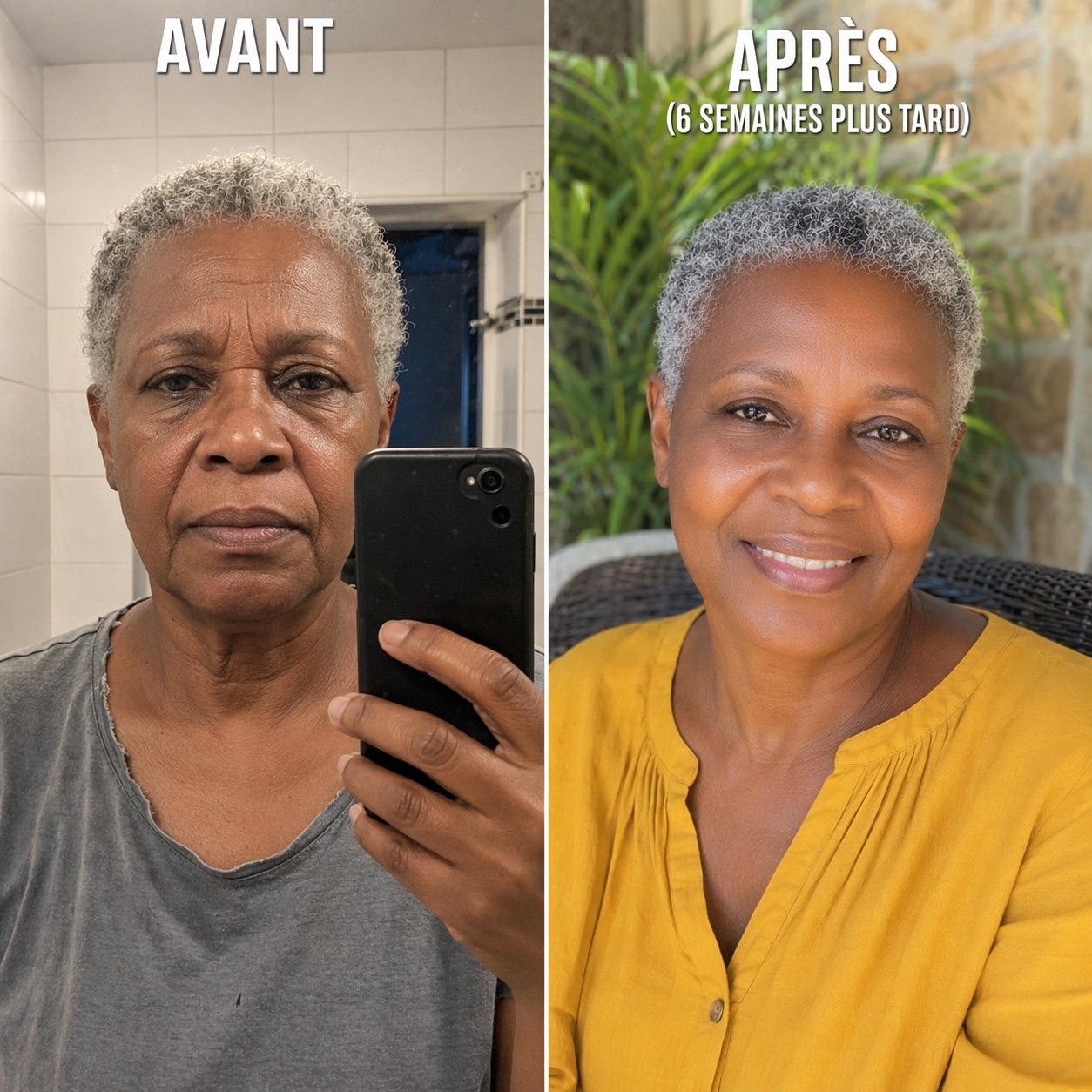 Avant/Après — Martine, 58 ans