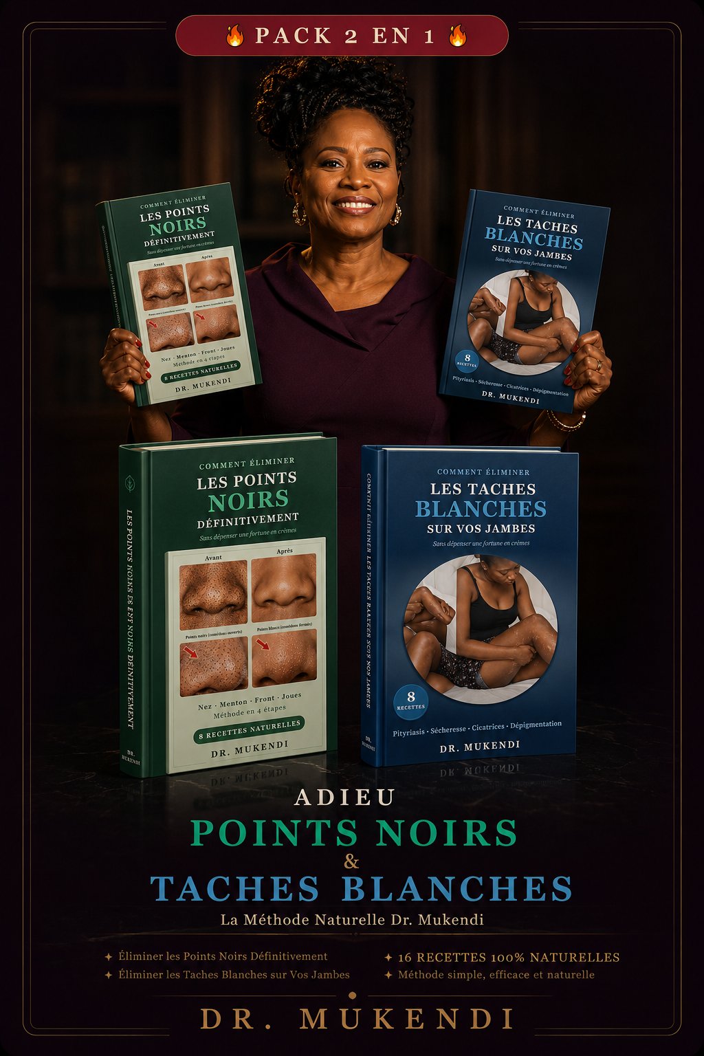 Pack 2 en 1 — Points Noirs + Taches Blanches